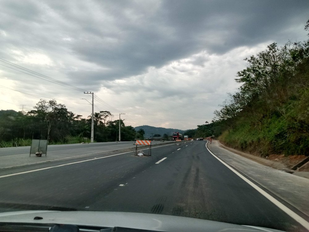 Trecho da BR-470 em Gaspar terá interdição total nesta terça-feira