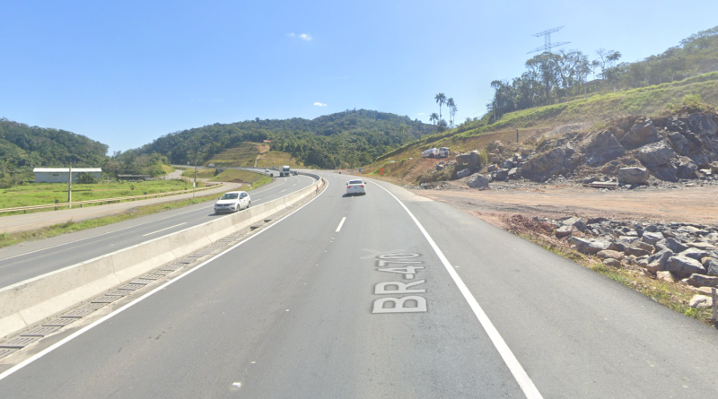 Trecho da BR-470 em Gaspar ficará totalmente interditado para obras nesta quinta
