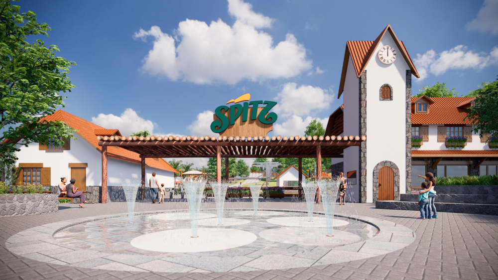 Centro Cultural de Pomerode terá praça de 800 metros quadrados com chafariz de águas dançantes