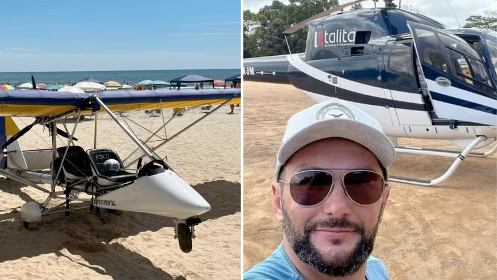 Piloto de ultraleve que caiu no mar em Itapema morre após passar mal em casa