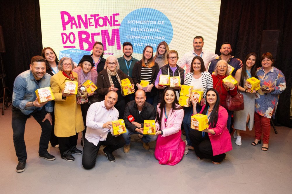 Grupo GTOP: 13ª edição da campanha Panetone do Bem vai destinar mais de 100 mil para 13 casas de repouso em Santa Catarina