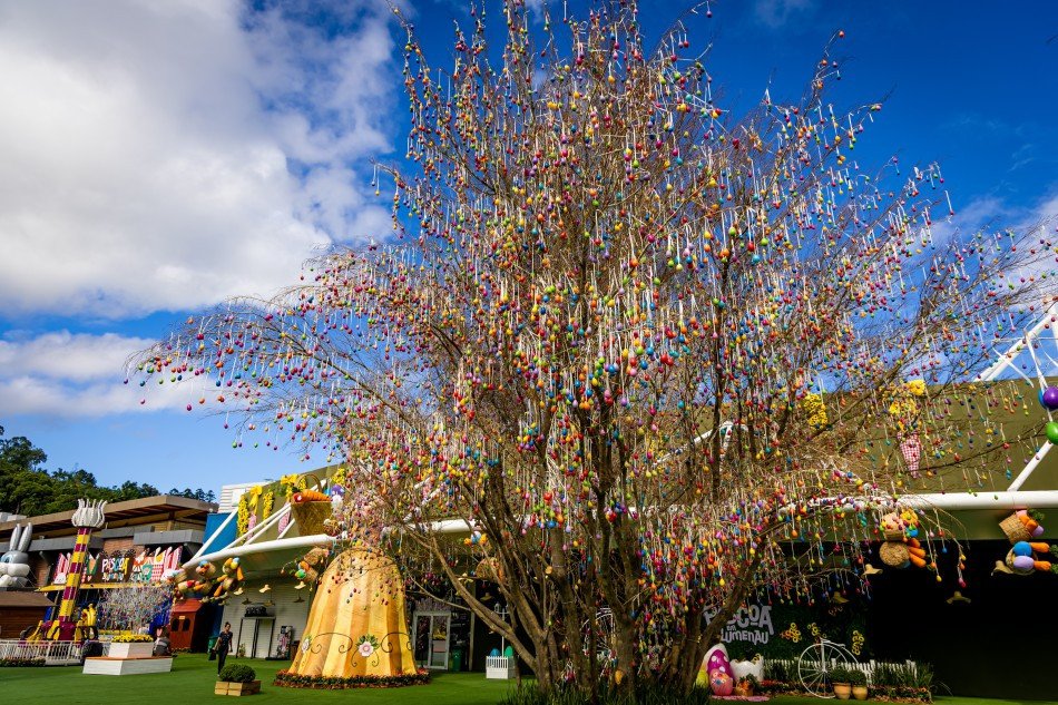 Atrações da Páscoa em Blumenau começam nesta quinta-feira
