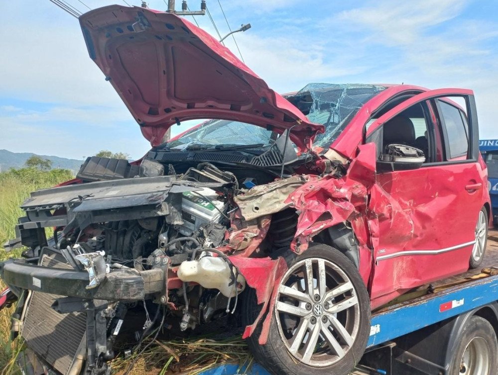 Grave acidente de trânsito deixa feridos na Rodovia Jorge Lacerda, em Gaspar
