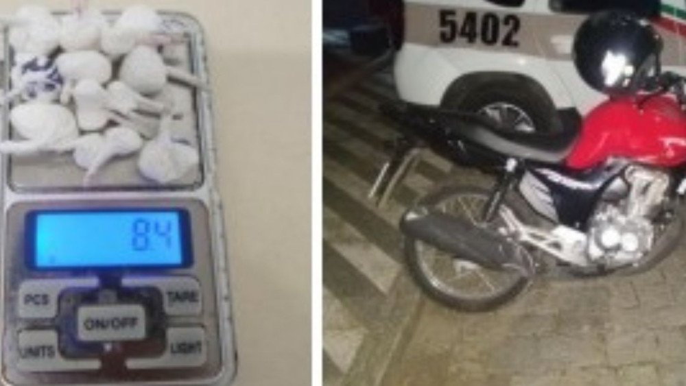 Homem é preso pelo crime de tráfico de drogas, no bairro Itoupavazinha em Blumenau