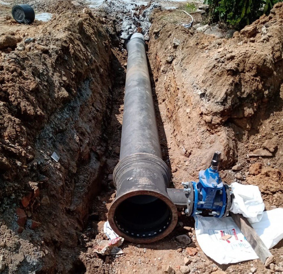 Samae de Blumenau faz obras na rede de abastecimento de água do bairro Badenfurt