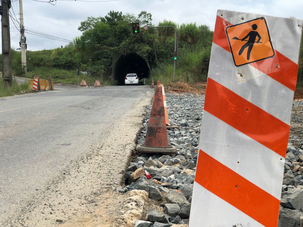 A partir desta sexta-feira, o túnel da rua Samuel Morse ficará interditado para obras da BR-470
