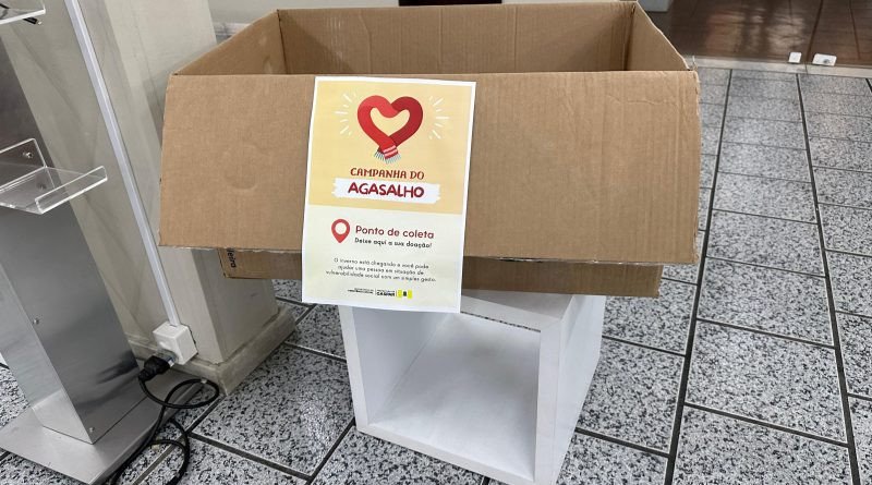 Gaspar reforça pontos de coleta da campanha do agasalho; saiba como doar