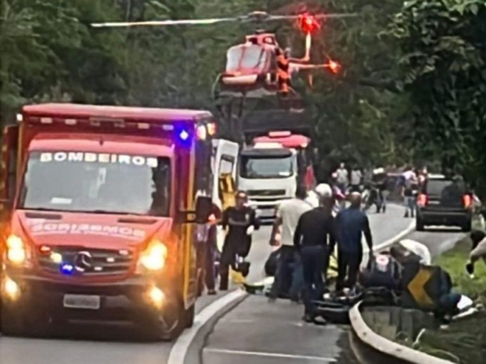 Grave acidente na BR-470 em Ibirama deixa dois feridos graves