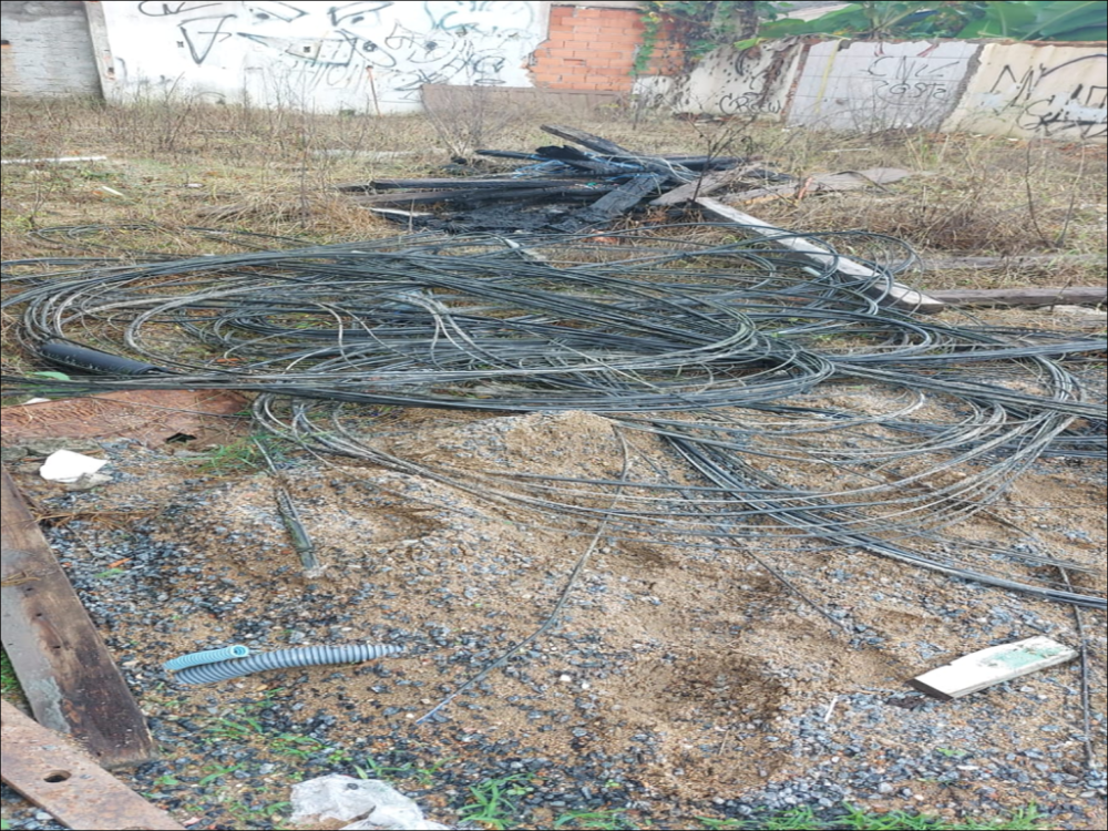 Procon define regras para empresas de telefonia eliminarem fios soltos em poste de Gaspar