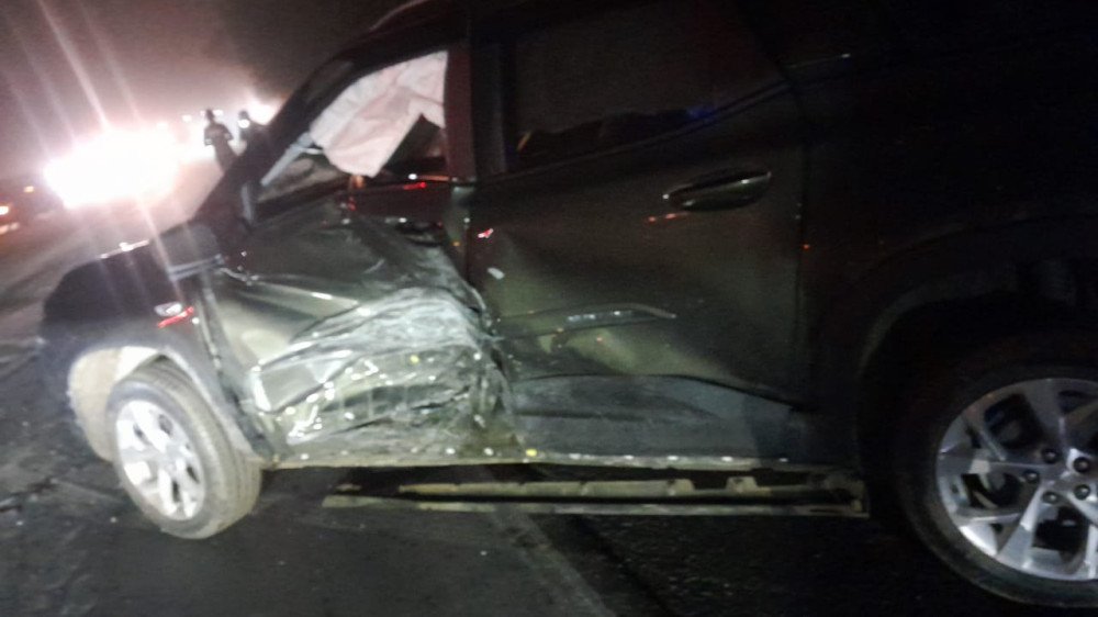 Acidente entre carros na BR-470 em Trombudo Central deixa um ferido