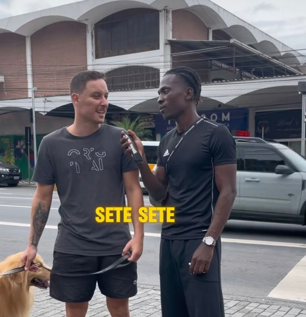 'Viralizou': Influencer angolano faz perguntas inusitadas nas ruas de Blumenau; veja