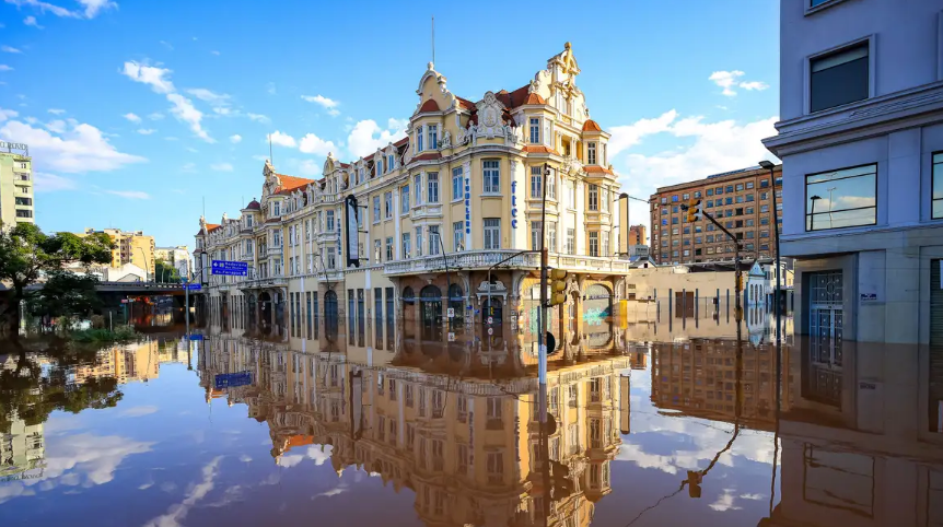 Nível do rio Guaíba começa a descer, mas ainda está acima do limite