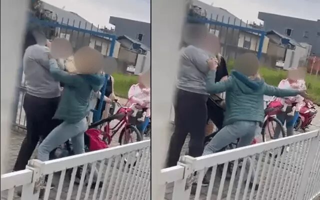 Vídeo: Mãe tenta deixar filha na creche, é impedida e parte para cima de professoras em Penha; entenda