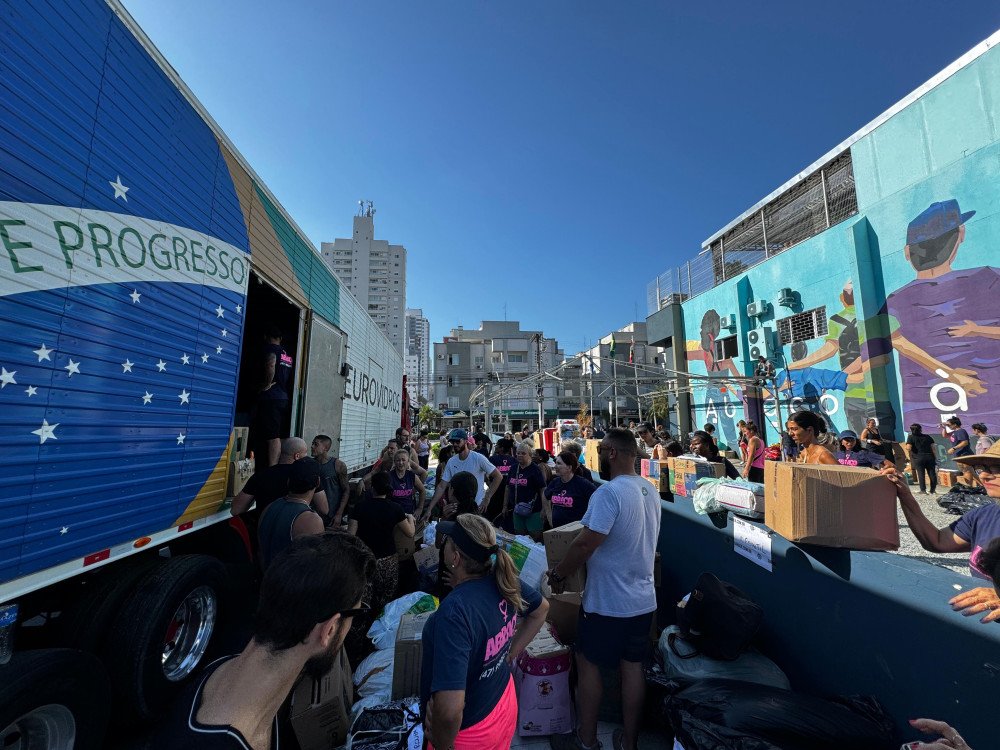 Balneário Camboriú arrecada mais de uma tonelada de donativos para o RS