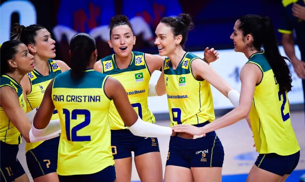 Vôlei Feminino: Brasil emplaca 6ª vitória seguida na Liga das Nações ao bater Holanda