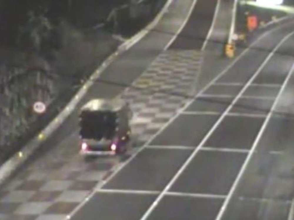 Vídeo: Caminhão com 4 toneladas de camarão utiliza área de escape na BR-376 entre PR e SC