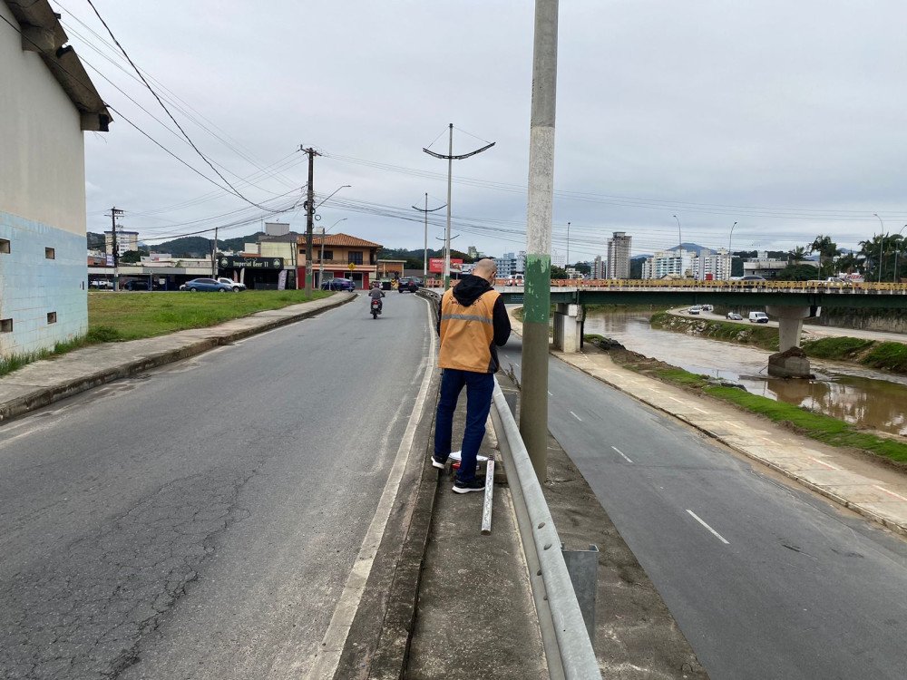 Primeira etapa de atualização das cotas de enchentes é concluída pela Defesa Civil de Brusque