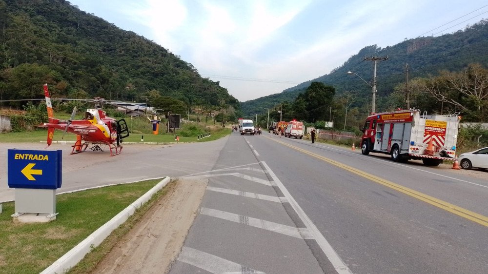 Homem morre após ser atropelado por caminhão em Ibirama