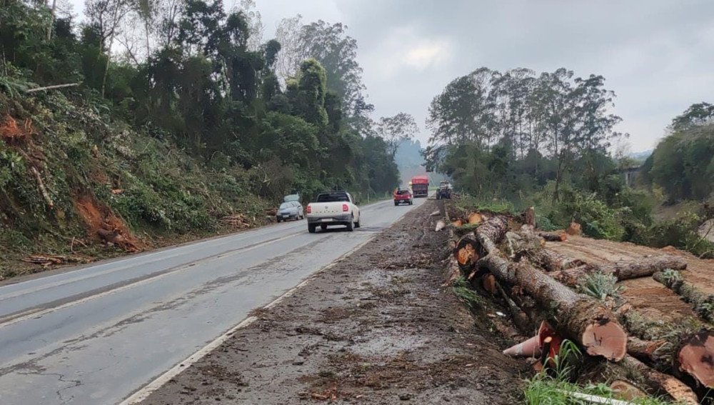 DNIT inicia obras na BR-470 para prevenir alagamentos no Alto Vale do Itajaí