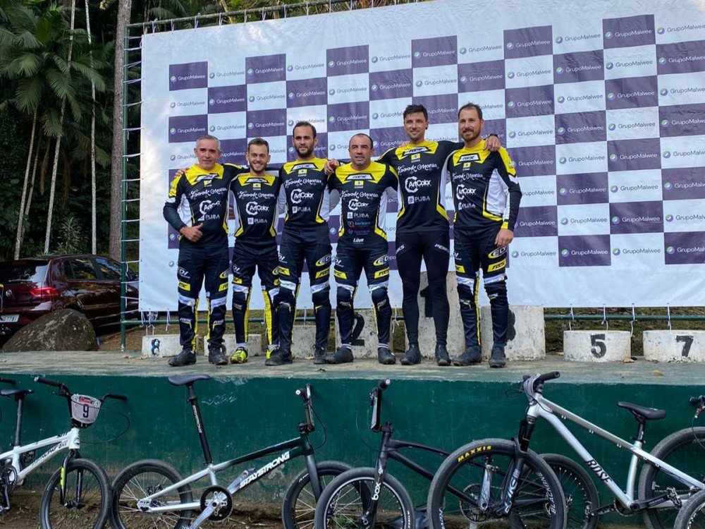 Equipe de BMX Bicicross de Gaspar sobe ao pódio na 2ª etapa do Campeonato Catarinense