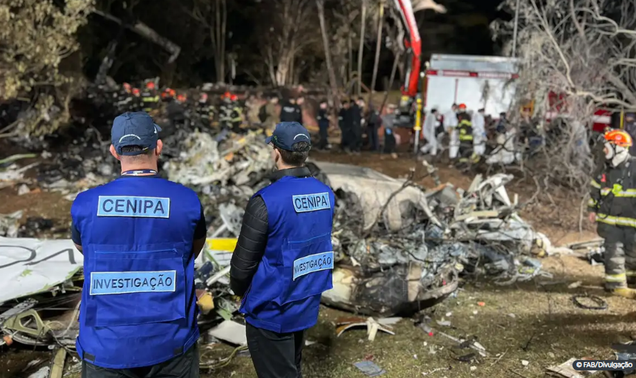 Cenipa diz ter recuperado gravações das caixas-pretas de avião que caiu em Vinhedo