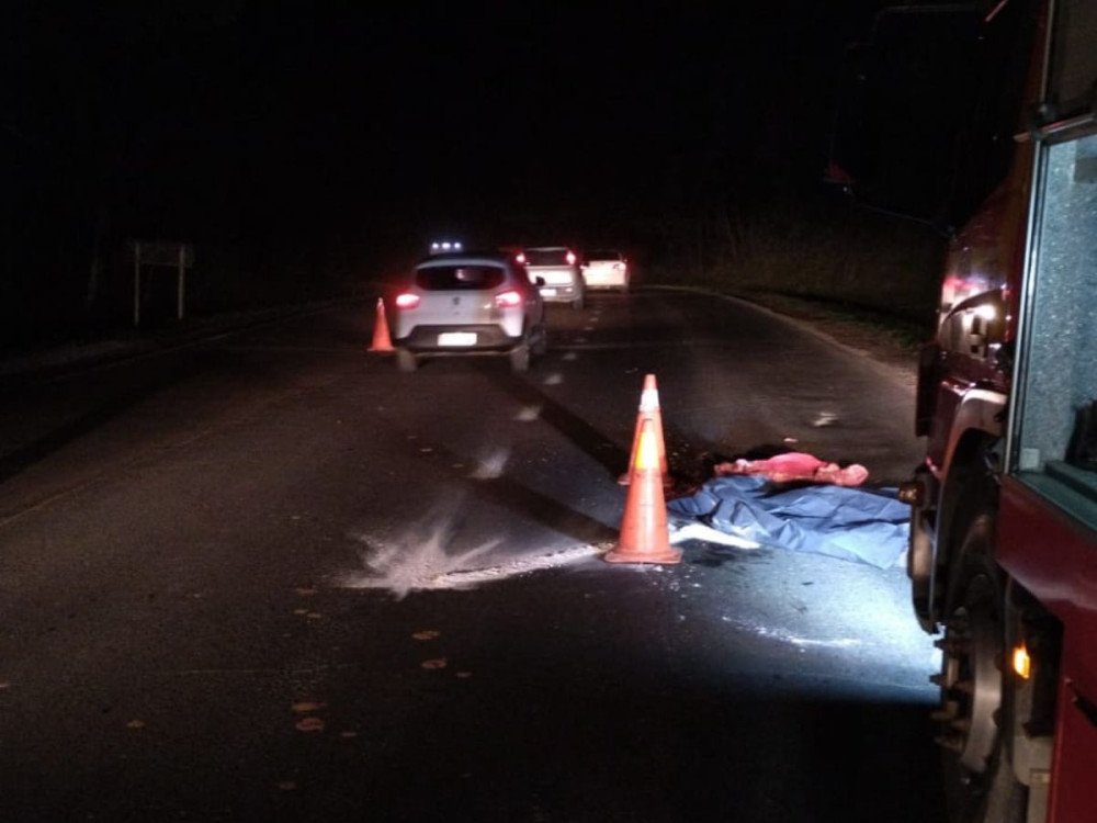 Homem morre atropelado na BR-470, no Alto Vale