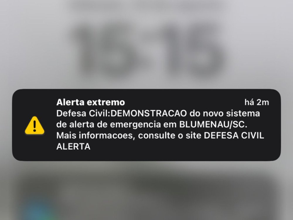 Após teste no sábado, população é convidada a avaliar novo sistema de alertas da Defesa Civil