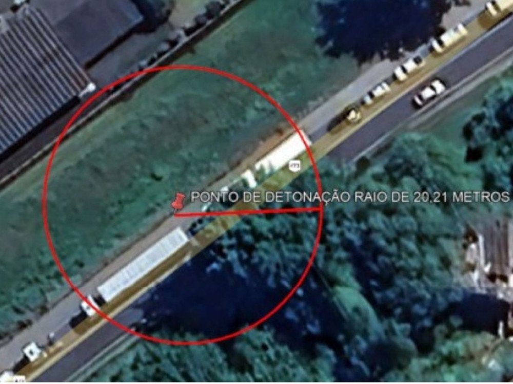 Trecho da BR-470 em Blumenau será interditado para detonação de rochas; confira