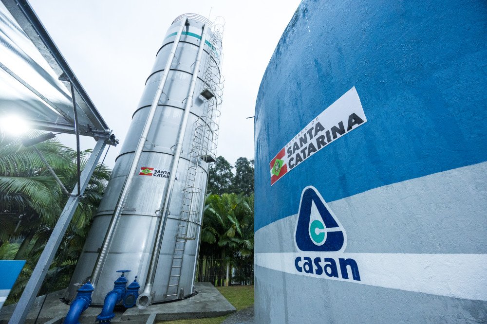 Indaial recebe dois novos reservatórios para reforçar o sistema de abastecimento