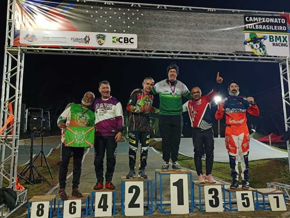 Atleta de Gaspar conquista pódio no Sul-Brasileiro de Bicicross