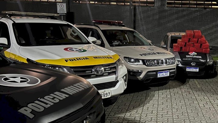 Cerca de 175 kg de maconha são apreendidos em Biguaçu