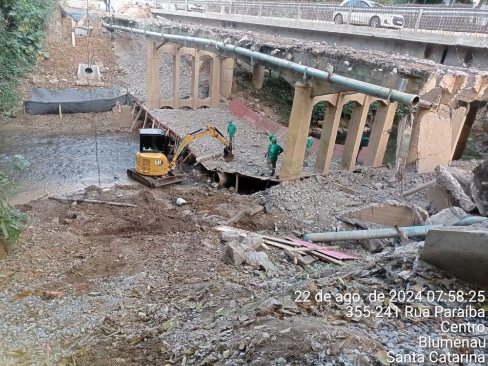 Acesso pela ponte da rua Paraíba ficará interditado nesta sexta-feira