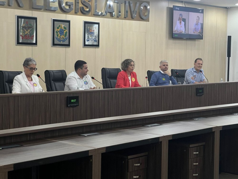 Veja como foi o primeiro bloco do debate com com candidatos à Prefeitura de Blumenau
