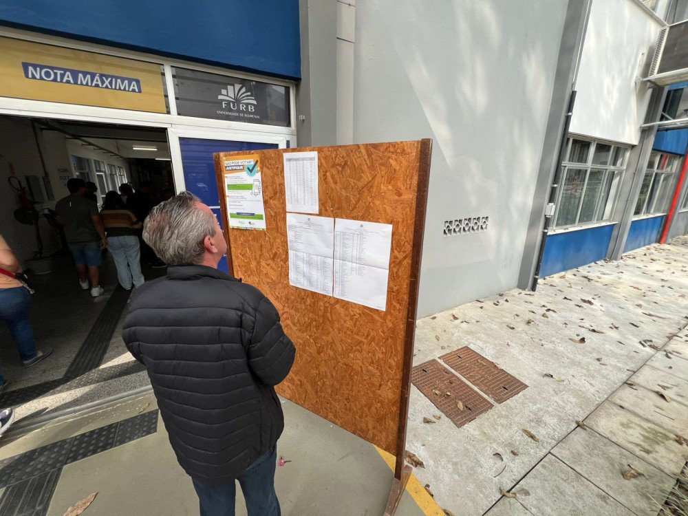 Eleições 2024: um em cada quatro eleitores não compareceu às urnas em Blumenau; veja o índice de abstenção