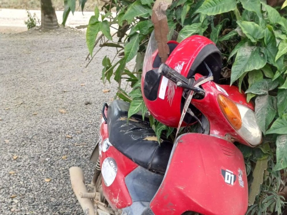 Batida entre carro e moto deixa uma pessoa ferida em Taió