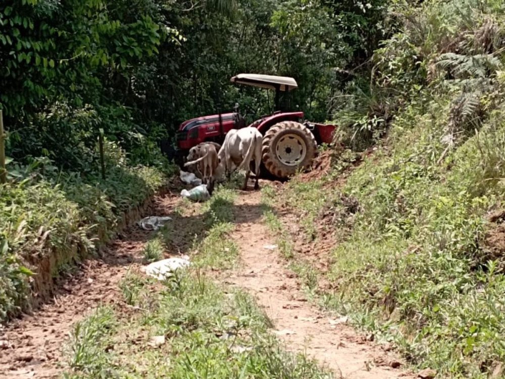Acidente com trator mata agricultor na zona rural de Rio do Sul