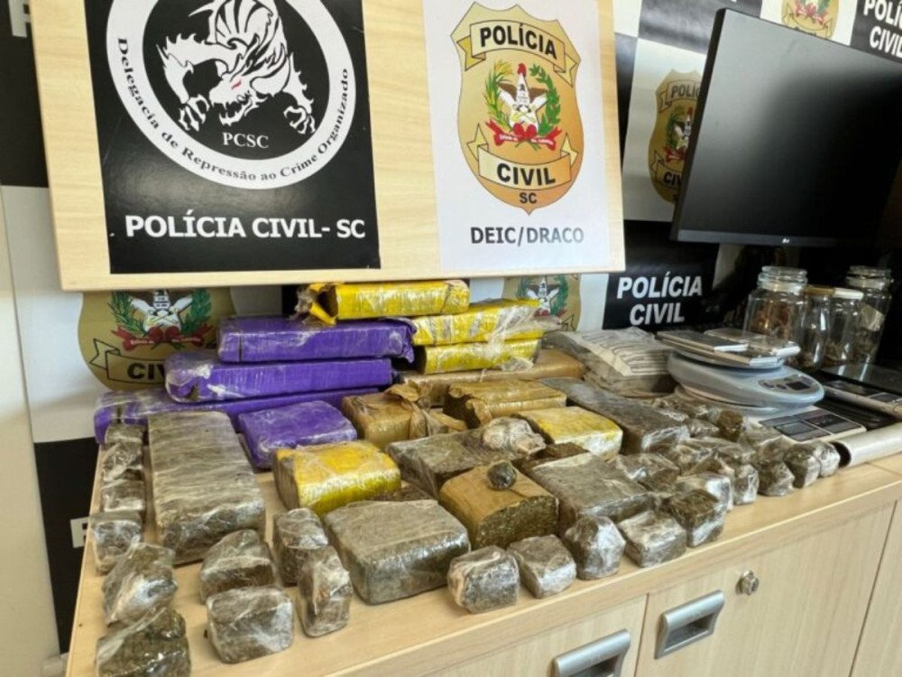 Polícia Civil realiza 5ª fase de Operação contra narcotraficantes da Grande Florianópolis