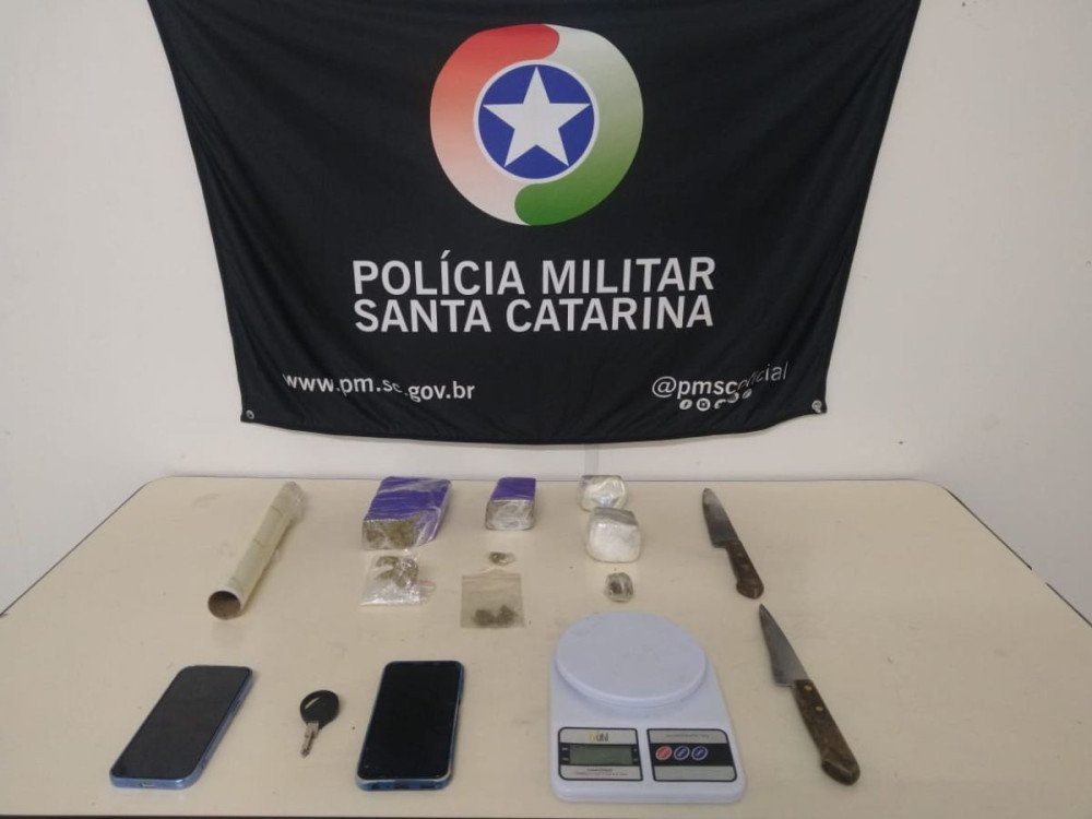 Homem é preso por tráfico de drogas no bairro Vorstadt