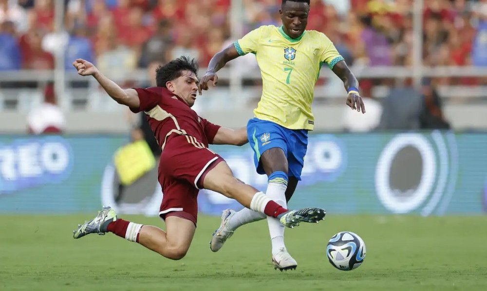 Eliminatórias: Brasil empata com Venezuela; Vini Júnior perde pênalti no segundo tempo