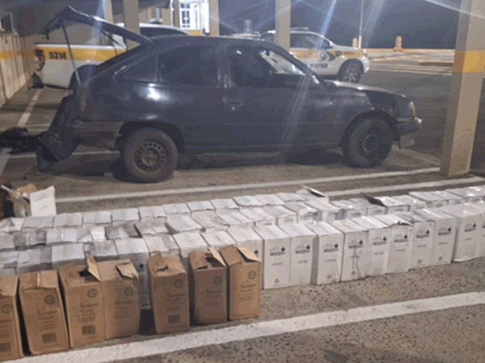 Polícia Militar apreende carga de vinho ilegal em Lages
