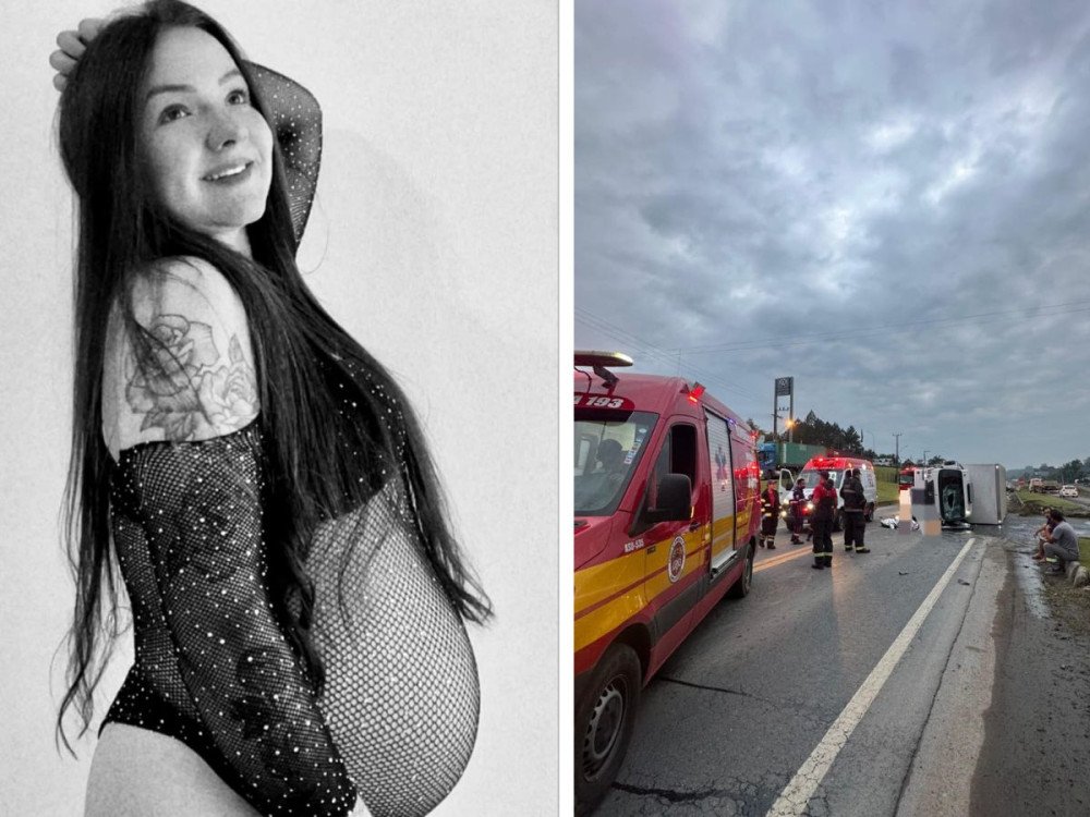 Jovem grávida que morreu em grave acidente na BR-470, em Blumenau, é identificada