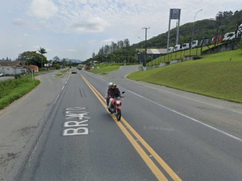 BR-470 terá interdição total no km 59 em Blumenau na próxima segunda-feira
