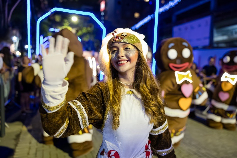 Natal em Blumenau: desfiles contam com ações de acessibilidade voltadas às pessoas com deficiência