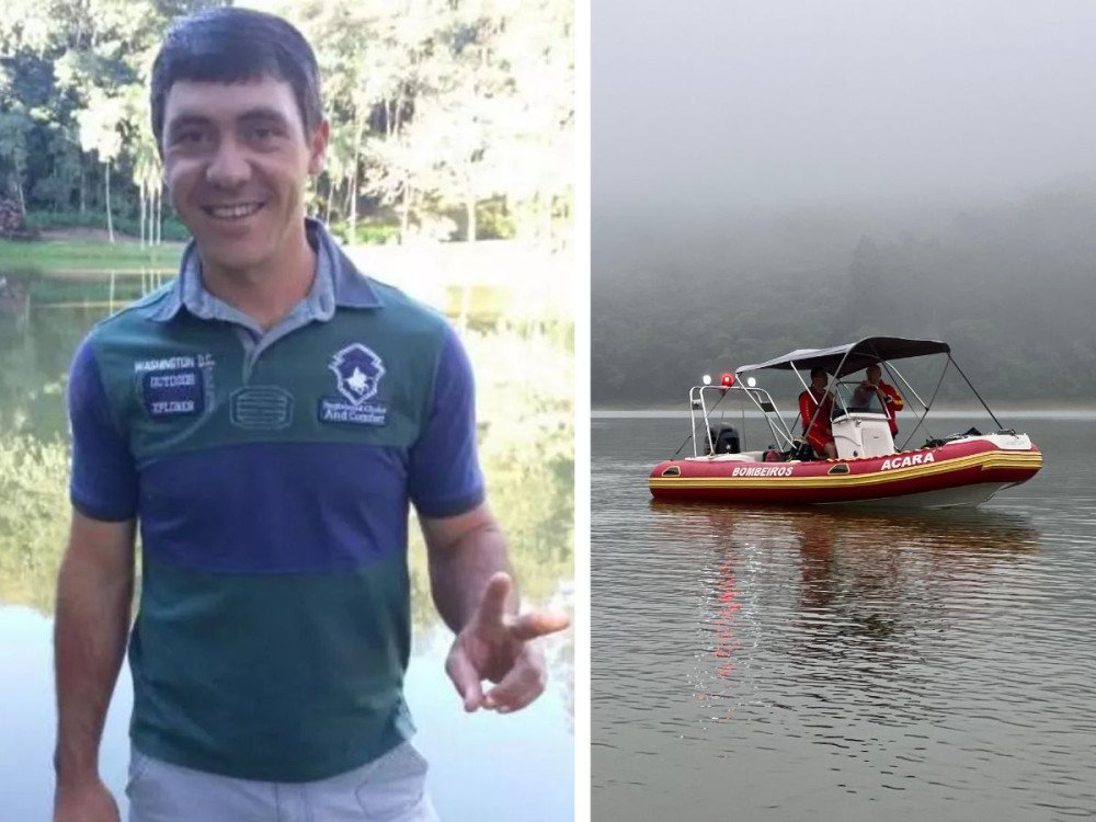 Homem desaparecido ao cair de jet ski com a filha é encontrado em Rio dos Cedros após cinco dias de buscas