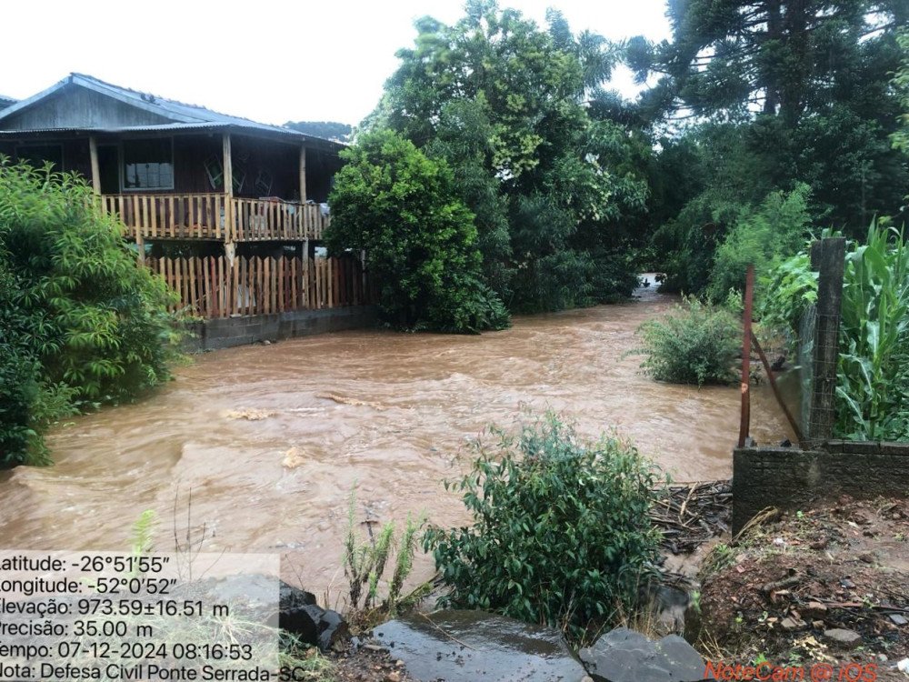 Veja como está a situação da chuva em Santa Catarina
