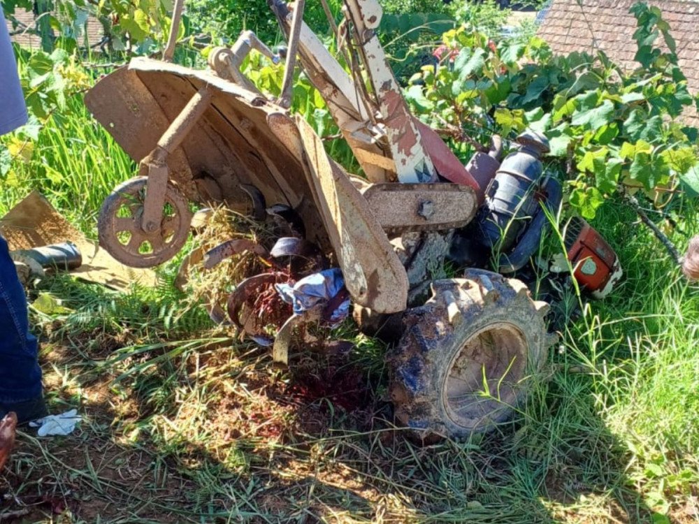 Acidente com máquina agrícola causa morte de idoso em Taió