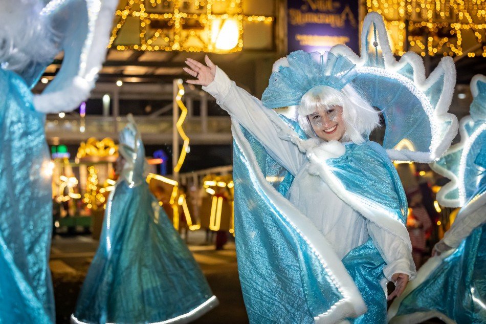 Último desfile da programação do Natal em Blumenau será nesta segunda-feira
