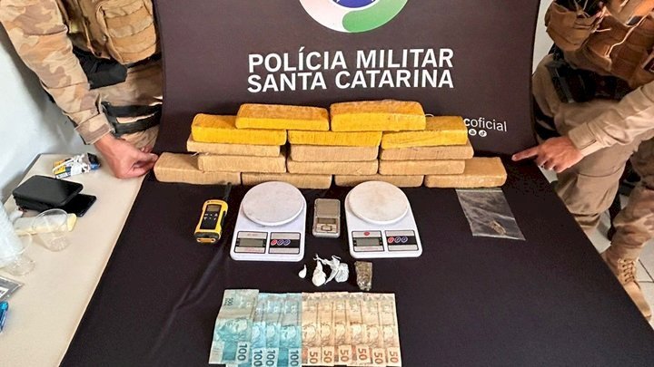 Operação contra o tráfico de drogas resulta na prisão de quatro suspeitos em São Miguel do Oeste