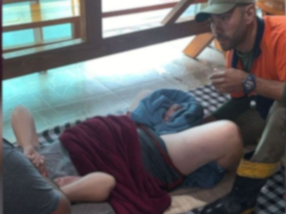 Em meio a alagamentos, mulher é atendida pela Defesa Civil e dá à luz em Camboriú