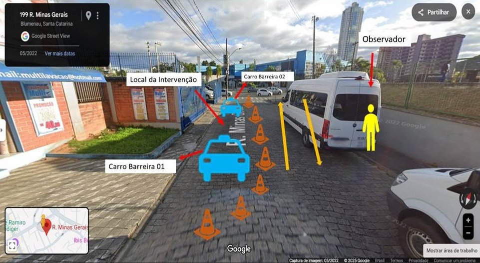 Ligação de esgoto no Centro de Blumenau irá causar ajustes no trânsito na próxima segunda